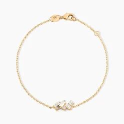 Histoire d'Or Bracelet Jardins D'hiver Plaqué Or Jaune Oxyde De Zirconium Best