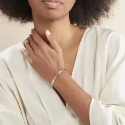 Histoire d'Or Bracelet Jasmin Tresse Or Bicolore New