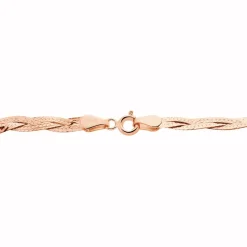 Histoire d'Or Bracelet Jasmin Tresse Or Rose Outlet