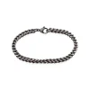 Histoire d'Or Bracelet Jasone Maille Franco Acier Gris Outlet