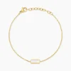 Histoire d'Or Bracelet Jazz Acier Jaune Nacre