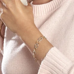 Histoire d'Or Bracelet Jeanne Or Bicolore New