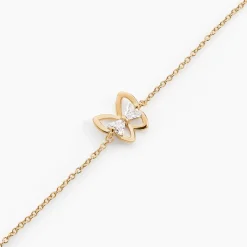 Histoire d'Or Bracelet Jelissa Plaqué Or Jaune Oxyde De Zirconium New