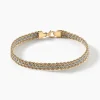 Histoire d'Or Bracelet Jerry 3 Or Bicolore Outlet
