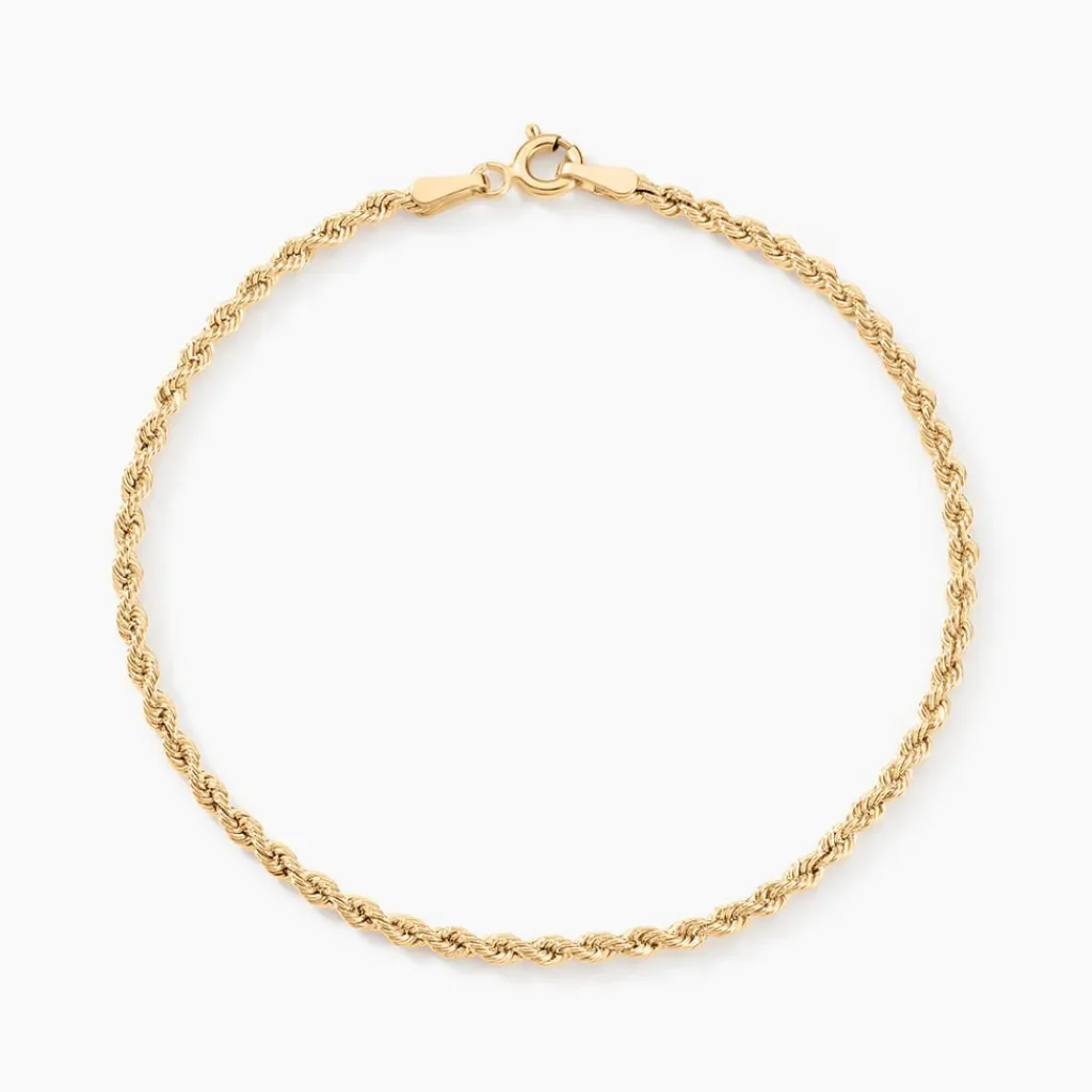 Histoire d'Or Bracelet Jerry Maille Corde or jaune Best