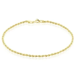 Histoire d'Or Bracelet Jerry Maille Corde or jaune New