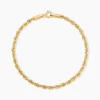 Histoire d'Or Bracelet Jerry Maille Corde Or Jaune Hot