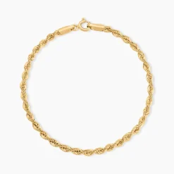 Histoire d'Or Bracelet Jerry Maille Corde Or Jaune Hot