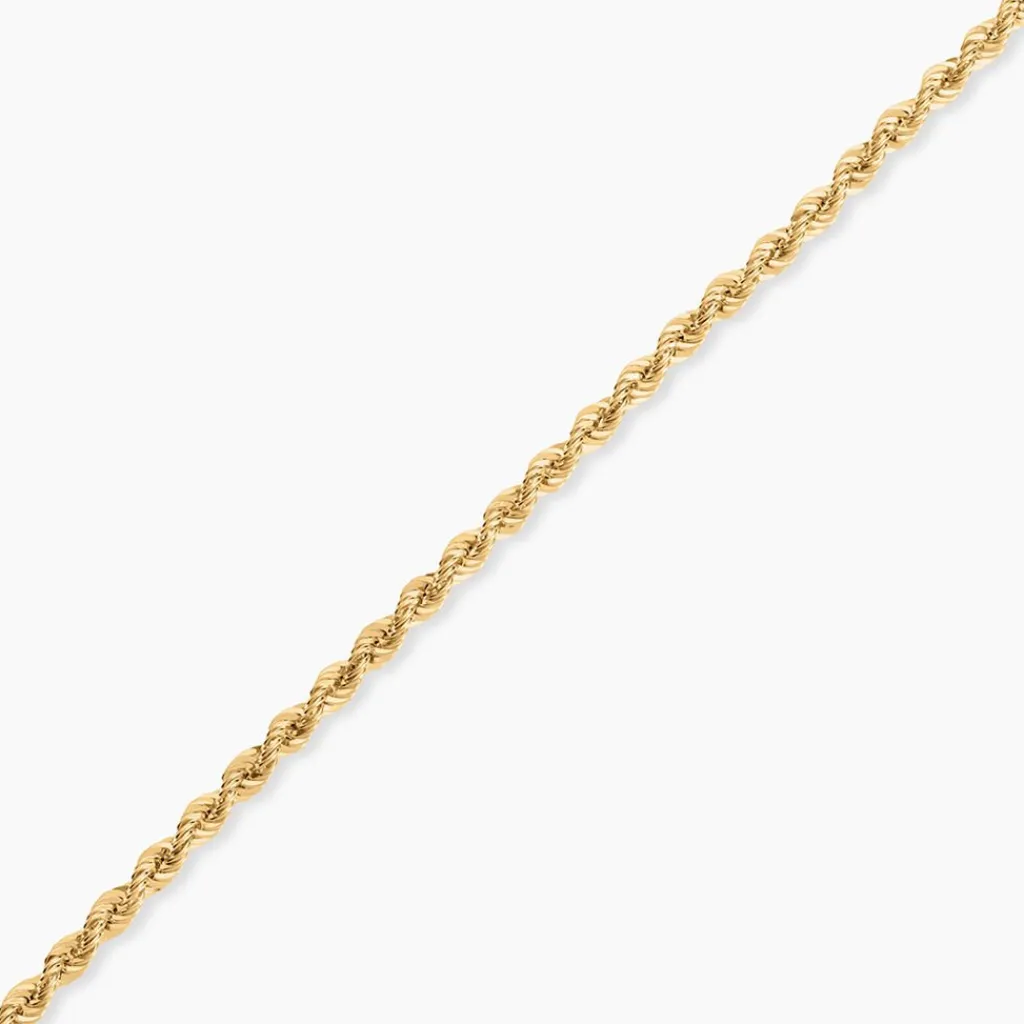 Histoire d'Or Bracelet Jerry Maille Corde Or Jaune Hot