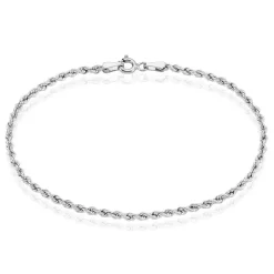 Histoire d'Or Bracelet Jerry Maille Corde or blanc Sale