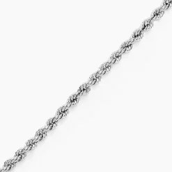 Histoire d'Or Bracelet Jerry Maille Corde or blanc