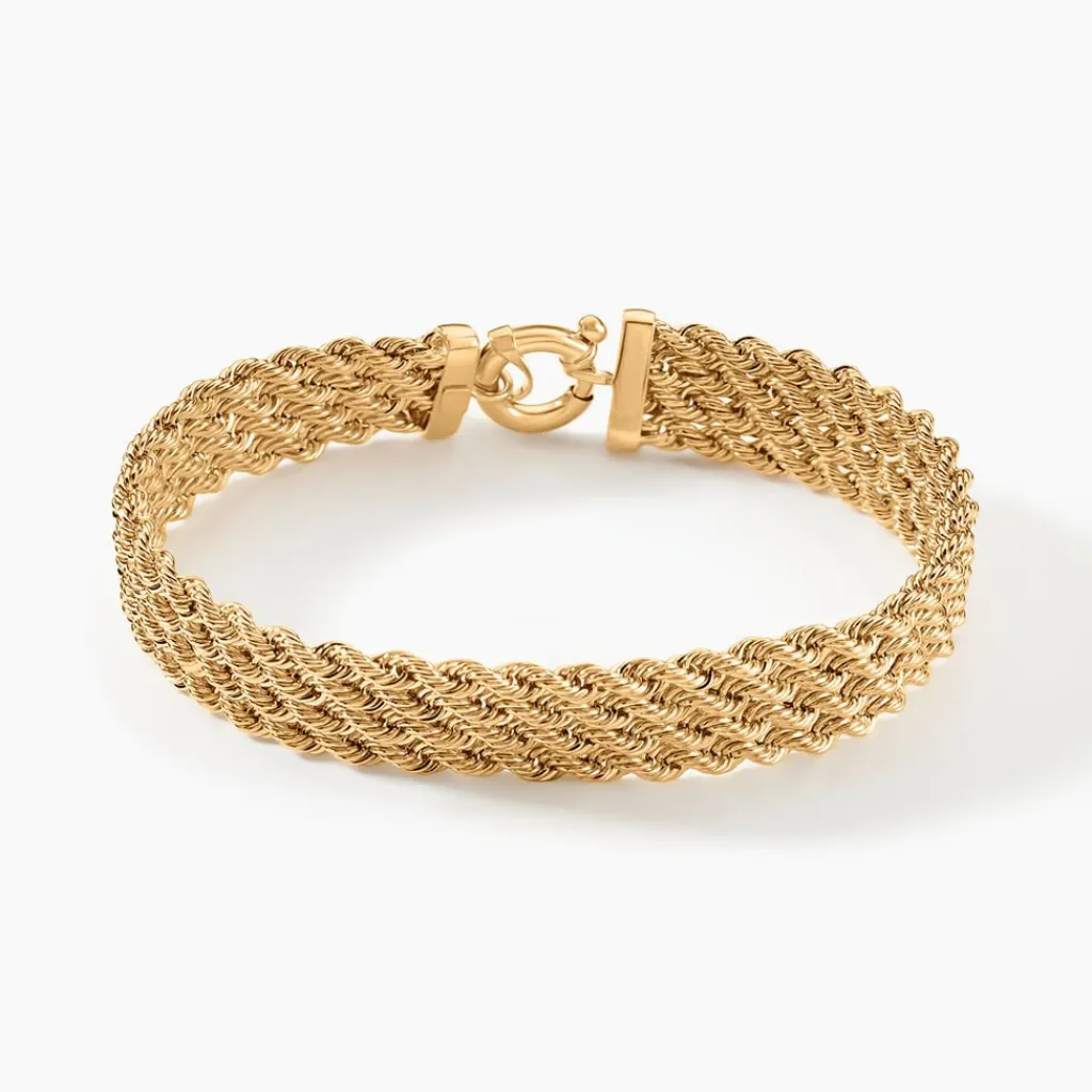 Histoire d'Or Bracelet Jerry Maille Corde Or Jaune Outlet