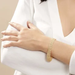 Histoire d'Or Bracelet Jerry Maille Corde Or Jaune Outlet