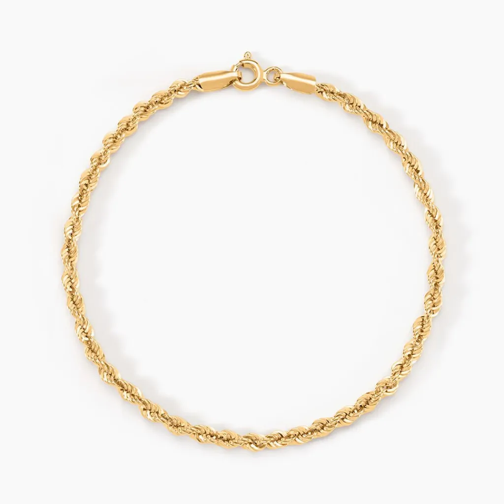 Histoire d'Or Bracelet Jerry Maille Corde Or Jaune Outlet