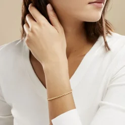 Histoire d'Or Bracelet Jerry Maille Corde Or Jaune Outlet