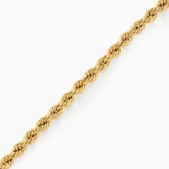 Histoire d'Or Bracelet Jerry Or Jaune Maille Corde New