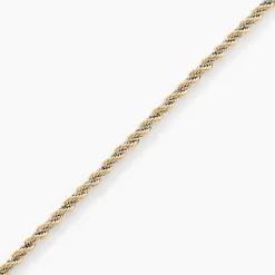 Histoire d'Or Bracelet Jerryenne Maille Corde Et Venitienne Or Bicolore Sale