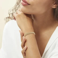 Histoire d'Or Bracelet Jimmy Maille Americaine Or Jaune Sale