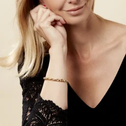 Histoire d'Or Bracelet Jodie Maille Jaseron Or Jaune Outlet