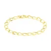Histoire d'Or Bracelet Joice Maille Alternée Et Godronne Or Jaune