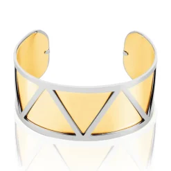 IMAGINE Bracelet Jonc Acier Blanc Best