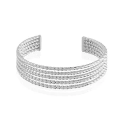 Histoire d'Or Bracelet Jonc Acier Blanc Anthonyn acier argenté Best