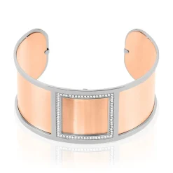 IMAGINE Bracelet Jonc Acier Blanc Strass Online