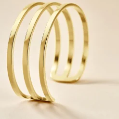 Histoire d'Or Bracelet Jonc Adel Acier Jaune acier doré Sale