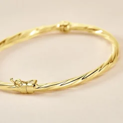 Histoire d'Or Bracelet Jonc Anaisaae Torsade Or Jaune Outlet