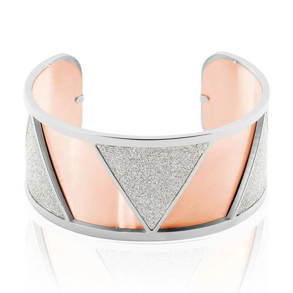 IMAGINE Bracelet Jonc Andrina Acier Blanc Outlet