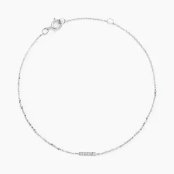 Histoire d'Or Bracelet Jonc Aprhodisia Blanc Diamant Blanc Best