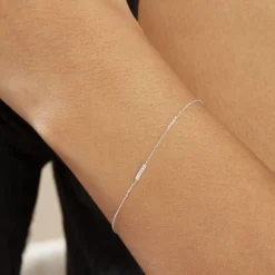 Histoire d'Or Bracelet Jonc Aprhodisia Blanc Diamant Blanc Best