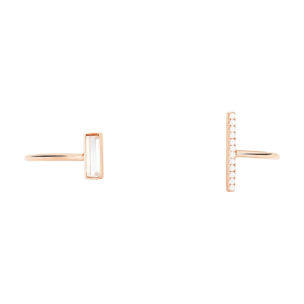 Histoire d'Or Bracelet Jonc Argent Rose Tea Oxyde De Zirconium Best