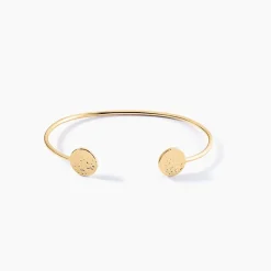 Histoire d'Or Bracelet Jonc Blanka Plaqué Or Jaune Sale