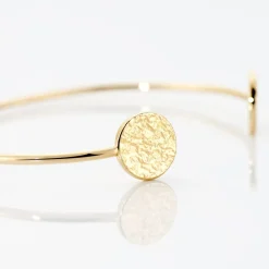 Histoire d'Or Bracelet Jonc Blanka Plaqué Or Jaune Sale