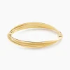 Histoire d'Or Bracelet Jonc Claudie 3 Fils Entrelaces Or Jaune Hot