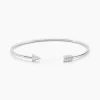 Histoire d'Or Bracelet Jonc Danae Argent Blanc Oxyde De Zirconium Online