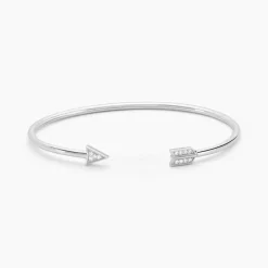 Histoire d'Or Bracelet Jonc Danae Argent Blanc Oxyde De Zirconium Online