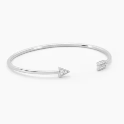 Histoire d'Or Bracelet Jonc Danae Argent Blanc Oxyde De Zirconium Online