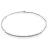 Histoire d'Or Bracelet Jonc Hermia Blanc Diamant Blanc Sale