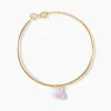Histoire d'Or Bracelet Jonc Ida Coeur Or Jaune Online