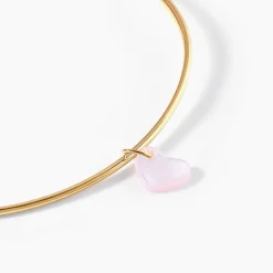 Histoire d'Or Bracelet Jonc Ida Coeur Or Jaune Online