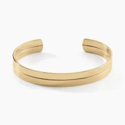 Histoire d'Or Bracelet Jonc Jeanne-lise Plaqué Or Jaune Discount