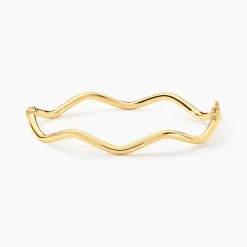 Histoire d'Or Bracelet Jonc Jennie Ondule Or Jaune Best