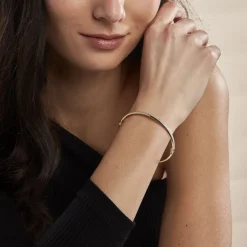 Histoire d'Or Bracelet Jonc Karama Or Bicolore