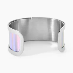 IMAGINE Bracelet Jonc Kayssi Acier Blanc acier argenté Discount