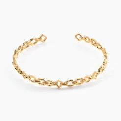 Histoire d'Or Bracelet Jonc Linka Plaqué Or Jaune Online