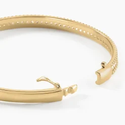 Histoire d'Or Bracelet Jonc Marie-baptistine Plaqué Or Jaune Oxyde De Zirconium Best