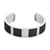 Histoire d'Or Bracelet Jonc Milo Argent Blanc Clearance