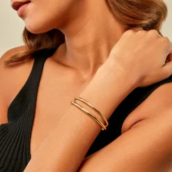 Histoire d'Or Bracelet Jonc Ozgur Or Jaune Sale